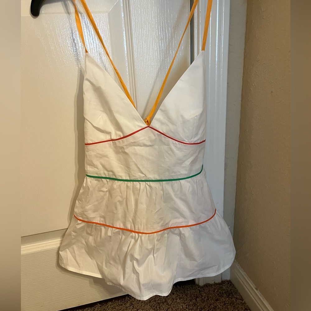 summer flowy tank blouse